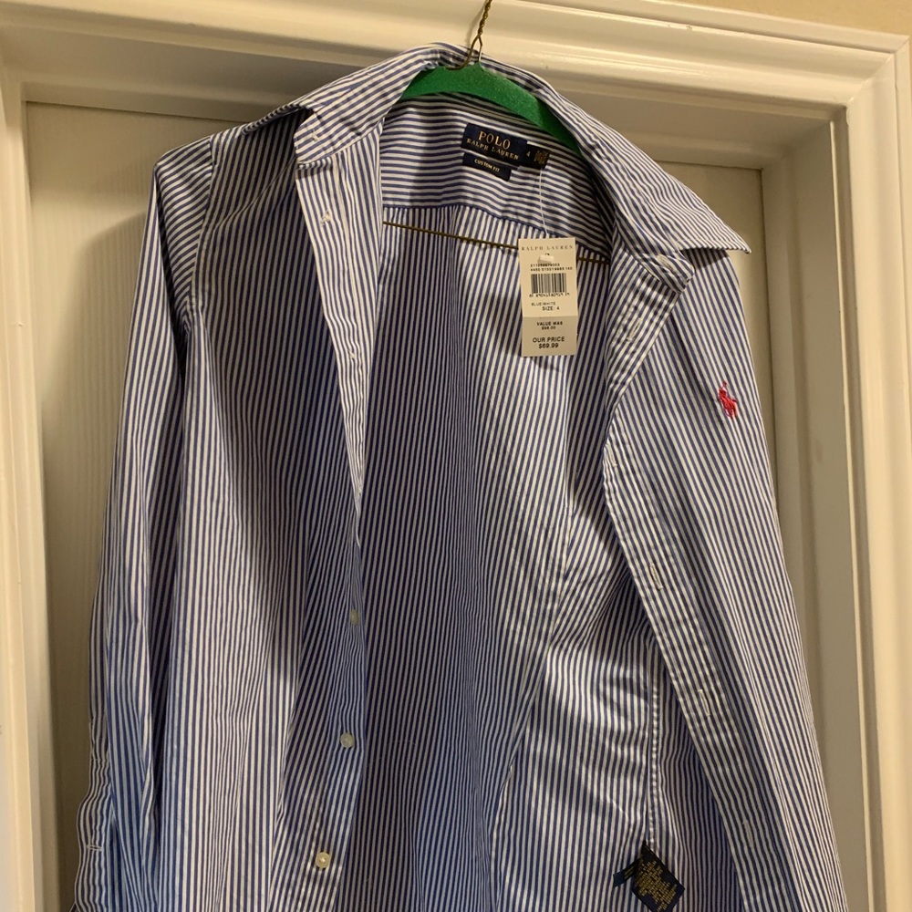 Brand new Ralph Lauren shirt size 4